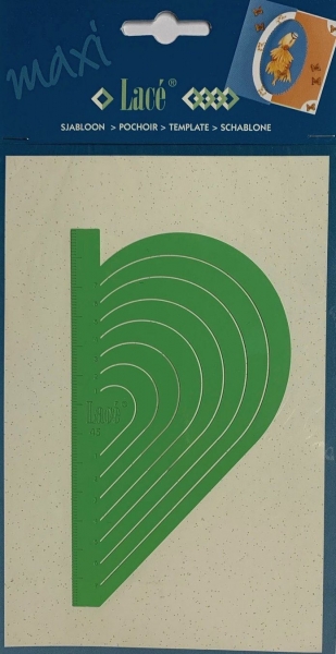 Lacé-Schablone Nr. 45, Herz